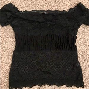 Bebe lace top